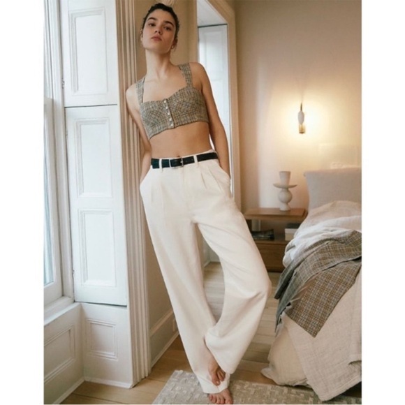 Madewell The Harlow Wide Leg Jean like new 27 White - Picture 1 of 10